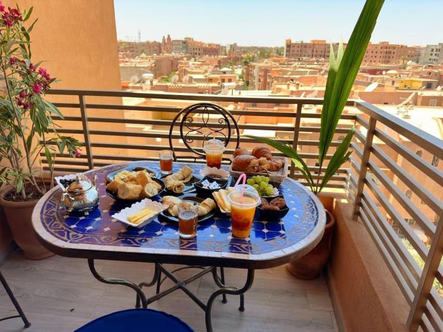 Appart Majorelle Terrasse Wifi Centre Ville Marrakesz Zewnętrze zdjęcie