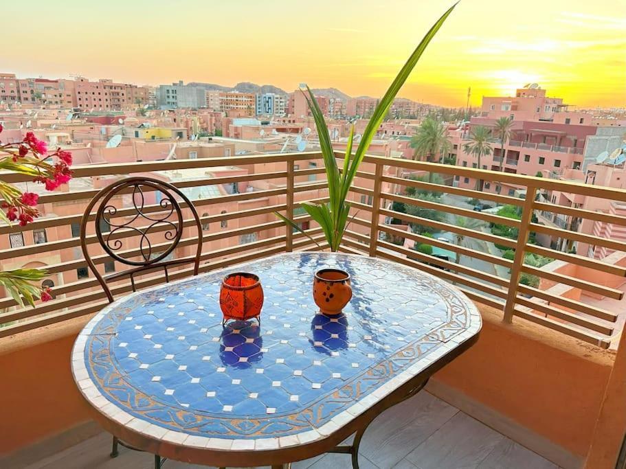 Appart Majorelle Terrasse Wifi Centre Ville Marrakesz Zewnętrze zdjęcie