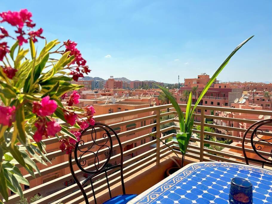 Appart Majorelle Terrasse Wifi Centre Ville Marrakesz Zewnętrze zdjęcie